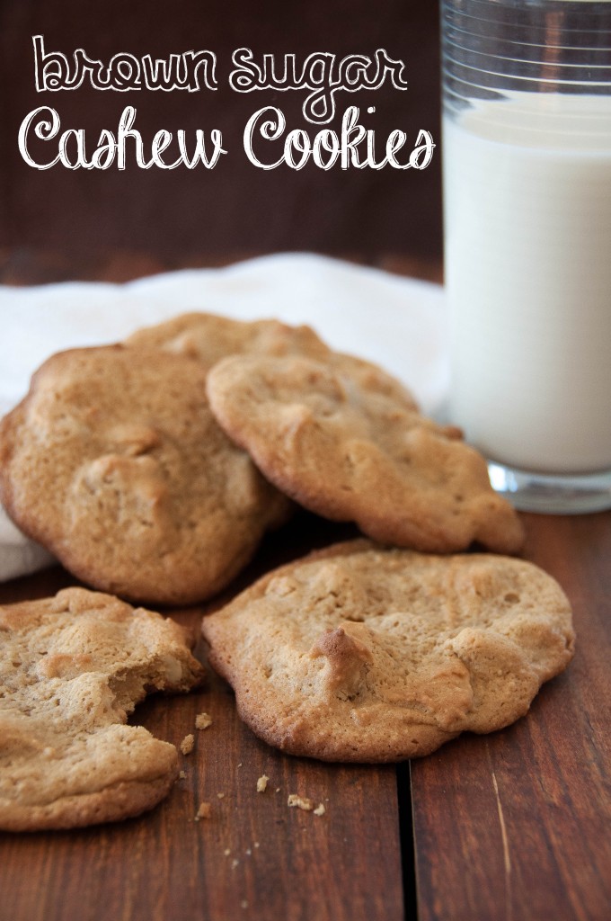 Brown Sugar Cashew Cookies