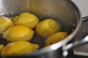 boiling lemons