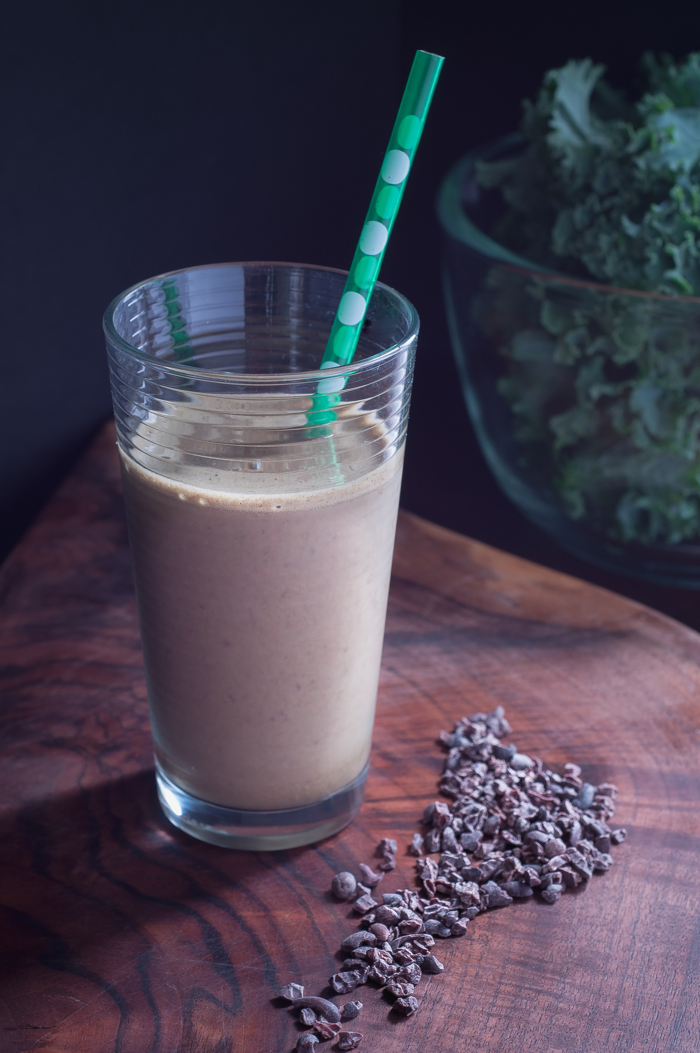 chocolate kale smoothie